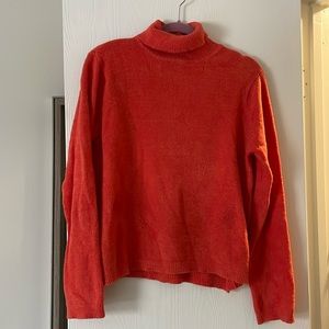 White Stag Orange Turtleneck Sweater